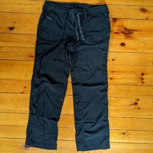 Black North Face Hiking Pants Women's size 10